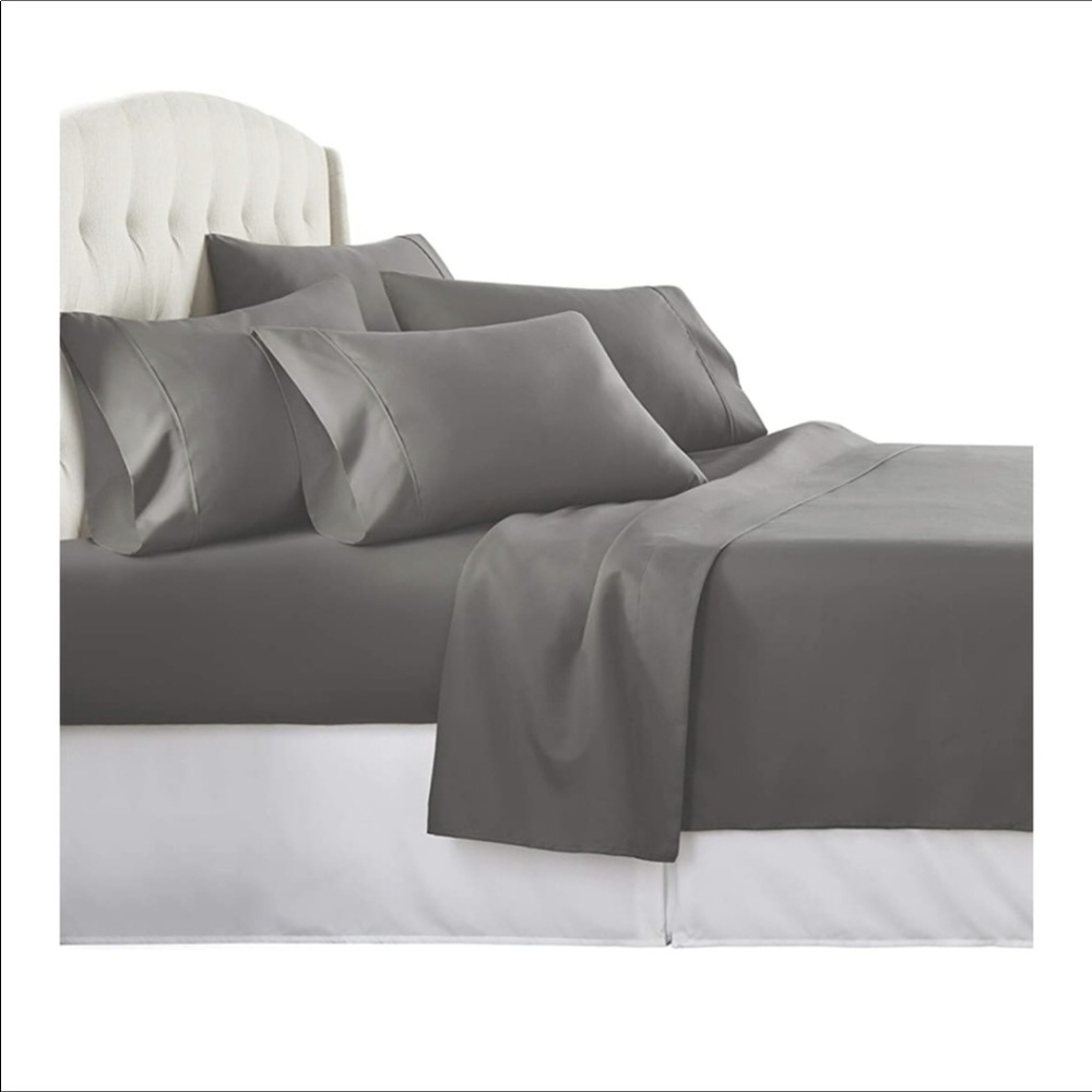 🆕️ 6 Pcs Hypoallergenic 1800 Series Bedding Set